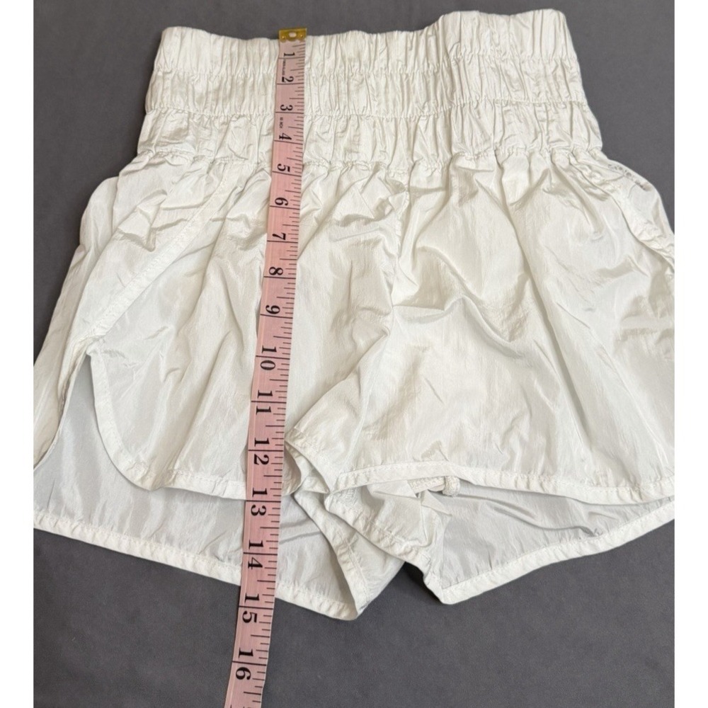 Free People FP Movement Shorts Womens Small White The Way Home High Waist Boho - Picture 5 of 8